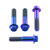 Titanium Front Axle Pinch Bolt Kit Purple Haze