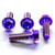Titanium Front Axle Pinch Bolt Kit Purple Haze