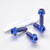 Titanium Front Axle Pinch Bolt Kit DualDrive Blue