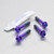 Titanium Front Axle Pinch Bolt Kit Purple Haze
