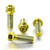 Titanium Front Brake Caliper Mount Bolt Kit DualDrive Gold