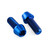 Titanium Front Brake Caliper Mount Bolt Kit Blue