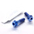 Titanium Front Brake Caliper Mount Bolt Kit DualDrive Blue