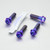 Titanium Front Brake Caliper Mount Bolt Kit Race Spec Purple Haze