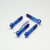 Titanium Front Brake Radial Caliper Mount Bolt Kit M10x(1.25mm)x65mm Blue