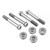 Titanium Front Brake Radial Caliper Mount Bolt Kit M10x(1.25mm)x70mm with 7mm Spacer Silver