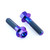 Titanium Fuel Tank Mounting Bolt Kit Purple Haze Titanium Fuel Tank Mounting Bolt Kit Purple Haze