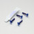 Titanium Headlight Mount Bolt Kit Blue Titanium Headlight Mount Bolt Kit Blue