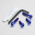 Titanium Heel Plate Bolt Kit Blue