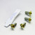 Titanium Heel Plate Bolt Kit Gold