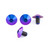 Titanium Heel Plate Bolt Kit Purple Haze
