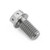 Titanium Flanged Hex Head Bolt M8x(1.25mm)x15mm Race Spec 12.45mm Flange