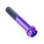 Titanium Flanged Hex Head Bolt M8x(1.25mm)x45mm Race Spec 12.45mm Flange Purple Haze