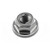 Titanium Flanged Metal Lock Nut M5x(0.80mm)