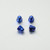 Titanium Mirror Mounting Nuts Blue