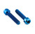 Titanium Mirror Mounting Bolt Kit Torx Drive Blue