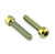 Titanium Mirror Mounting Bolt Kit Torx Drive Gold