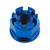 Titanium Flanged Axle Nut M18x(1.50mm) Swingarm Pivot Blue
