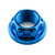 Titanium Flanged Nut M20x(1.50mm) Blue