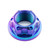 Titanium Flanged Axle Nut M20x(1.50mm) Rear Wheel Purple Haze