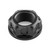 Titanium Flanged Axle Nut M22x(1.50mm) Rear Wheel Drilled Black
