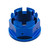 Titanium Flanged Nut M24x(1.50mm) Drilled Blue