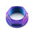 Titanium Flanged Axle Nut M25x(1.25mm) Rear Wheel Purple Haze Titanium Flanged Axle Nut M25x(1.25mm) Rear Wheel Purple Haze