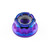 Titanium Nylon Flanged Bi-Hex Nut M6x(1.00mm) Purple Haze