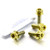 Titanium Pillion Footrest Hanger Bolt Kit DualDrive Gold