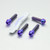 Titanium Pillion Footrest Hanger Bolt Kit Purple Haze