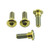 Titanium Pillion Footrest Hanger Bolt Kit Gold