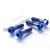 Titanium Pillion Footrest Hanger Bolt Kit DualDrive Blue