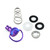 Titanium D-Ring Quick Release Stud 19mm Purple Haze