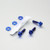 Titanium Radiator Mount Bolt Kit Blue