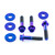 Titanium Radiator Mount Bolt Kit Race Spec Purple Haze