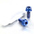 Titanium Rear Brake Caliper Mount Kit DualDrive Blue