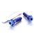 Titanium Rear Brake Caliper Mount Kit DualDrive Blue