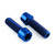 Titanium Ducati 1098 Rear Hub Swingarm Pinch Bolt Pack x2 Blue