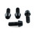 Titanium Rider Footrest Hanger Bolt Kit Black
