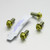 Titanium Rider Footrest Hanger Bolt Kit Race Spec Gold