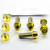 Titanium Rider Footrest Hanger Bolt Kit Gold