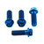 Titanium Rider Footrest Hanger Bolt Kit Race Spec Blue