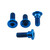 Titanium Rider Footrest Hanger Bolt Kit Blue
