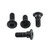 Titanium Rider Footrest Hanger Bolt Kit Black