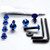 Titanium Screen Kit 4 Bolts and Nuts Blue Titanium Screen Kit 4 Bolts and Nuts Blue