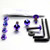 Titanium Screen Kit 4 Bolts and Nuts Purple Haze Titanium Screen Kit 4 Bolts and Nuts Purple Haze