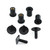 Titanium Screen Kit 4 Bolt XL Head Black Titanium Screen Kit 4 Bolt XL Head Black