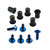 Titanium Screen Kit 6 Bolt Blue Titanium Screen Kit 6 Bolt Blue