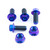 Titanium Subframe Mount Bolt Kit Purple Haze