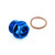 Titanium Sump Bolt Magnetic M18x(1.50mm)x12mm Blue Titanium Sump Bolt Magnetic M18x(1.50mm)x12mm Blue